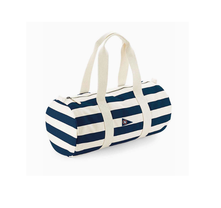 Striped Weekend Duffle Bag