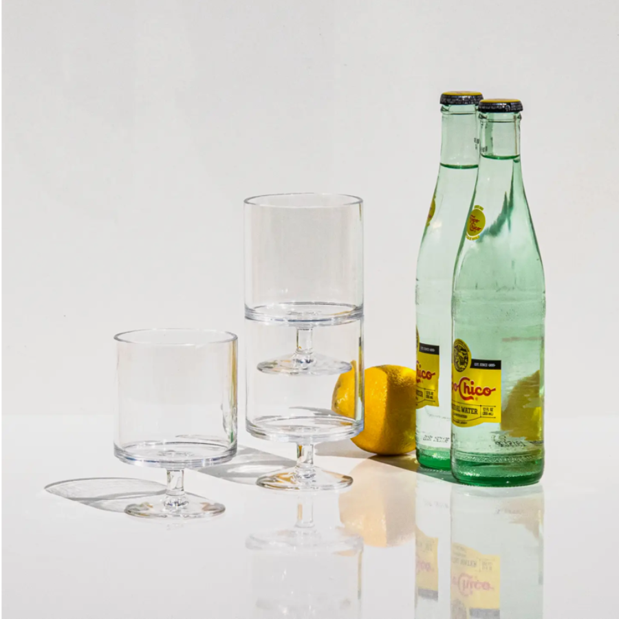 Modern Stackable Wine Glasses