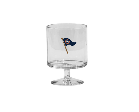Burgee Modern Stackable Wine Glasses - Set Of 4