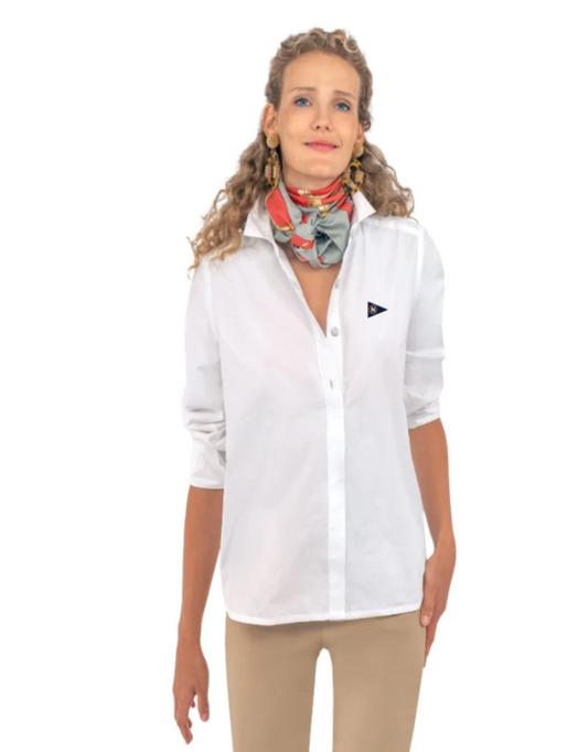 Cotton Poplin Ladies Shirt