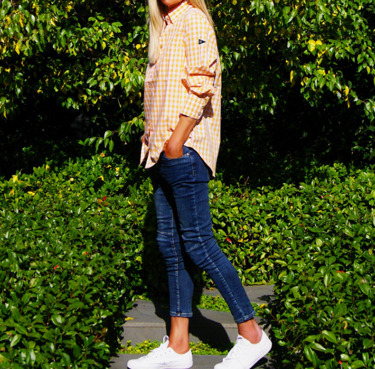 Gingham Ladies Shirt