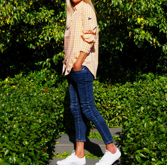 Gingham Ladies Shirt